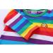 Mud Kingdom Little Boys Green Rainbow Stripe T-Shirt | 12-18 Months | Long Sleeve - Buy Online on GoSupps.com