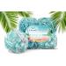 La Paix Ocean Colors Loofah Bath Sponge XL 75g Set of 4 - Soft Exfoliating Shower Lufa for Silky Skin - Long-Handle Mesh Body Poufs - Women and Men's Loufa Sponges - Buy Online on GoSupps.com