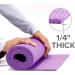 Gaiam Essentials Premium Yoga Mat with Carrier Sling - 72 L x 24 W x 1/4 Thick - Navy - Buy Online on GoSupps.com