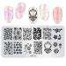 AHIER 10Pcs Nail Stamp Plates Set with Stamper and Scraper - Nail Art Stencils Kit - Buy Online on GoSupps.com