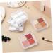 FOMIYES 6 Pcs Empty Eye Shadow Pallet Eyeshadow Palette Makeup Palette Plastic Transparent - Buy Online on GoSupps.com