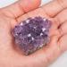 Nupuyai Natural Amethyst Druse Rough Stone | X-Small Crystal Cluster for Reiki Healing & Home Decoration - Buy Online on GoSupps.com
