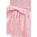 Lace Baby Girls Dress with Bow, Flower Detail | Wedding Pageant Baptism Christening Tutu Gown | Baby Pink | 0-24 Months, 3-4 Years - Buy Online on GoSupps.com