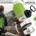 PET & Partner Stainless Steel Drinking Bottle with 2 Dog Bowls Perfect for On-the-Go Pet Hydration | International Shipping Available - Buy Online on GoSupps.com
