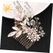 Housoutil 1pc Pearl Hair Pin Wedding Hair Clips Wedding Bridal Hair Clip Pearl Hair Clip Colorful Hair Cuffs Bridal Pearl Hair Comb Floral Hair Comb Tiara Accessories Crystal Bride - Buy Online on GoSupps.com