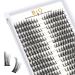 Cluster lashes 72 Clusters B&Q Lash Clusters D Curl Individual Cluster Lashes Natural Eyelash Clusters DIY Lash Extensions Soft Fluffy Cluster Eyelash Extensions (UK-FD-B51-D-MIX) D-MIX B 51