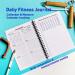 Fitness Journal Workout Log Book - Gym Tracker & Planner for Women & Men - Weight Exercise Training Notebook (Pink) - Buy Online on GoSupps.com