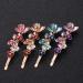 minkissy Rhinestones Hairpin Vintage Barrette Bobby Pin Elegant Headdress for Women Girls (blue Pink Purple Coffee Each Two) - Buy Online on GoSupps.com