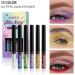 Colored Eyeliners Liquid Eye Shadow Pigmented Eye Liner 6 Colors | Long Lasting Glitter Eyeshadow Waterproof Shimmer Eyeliner Eye Glitter for Festival Eye Makeup Rowces - Buy Online on GoSupps.com