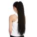 WIG ME UP - N857-V-1 hairpiece braid ponytail extremely long voluminous curly crimped curls Afro Kinks black 75 cm