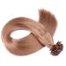 Keratin Bonding - # 27 - Honeyblond - 60cm - 200 strands - 1g - 100% Remy real hair hair extension U -tip Extensions Very high quality by Novon hair extension