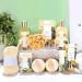 Spa Luxetique Vanilla Scented Bath Set for Women - 12 Pc Relaxing Spa Gift Basket with Essential Oils and Bath Salts - Buy Online on GoSupps.com