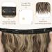 Buy Sofeiyan Invisible Wire Hair Extensions - 50cm Soft Lace Long Curly Brunette & Ash Blonde | Best Synthetic Hair Pieces for Women - Buy Online on GoSupps.com