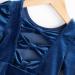 Miipat Baby Girls Velvet Dress - Toddler Girl Long Sleeve Princess Dress - 3-4 Years Blue - Buy Online on GoSupps.com