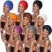 SATINIOR 9 Pieces Women Turban Braid Headscarf Braid Turban Cap Pre-Tied Twisted Braid Hair Covered Wrap Hat  Multicolor  One Size