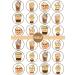 PRECUT Kawaii Coffee Edible Cupcake Toppers - Cute Kawaii Coffee Lover Theme Premium Thickness SWEETENED VANILLA - wafer card disc cake decorations (Pack of 12) - Buy Online on GoSupps.com