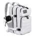LHI Military Tactical Backpack for Men and Women 45L Army 3 Days Assault Pack Bag Large Rucksack with Molle System White