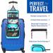 Premium Travel Hanging Toiletry Bag for Men and Women with Expandable Compartments for Cosmetics  Makeup Brushes  Jewelry  Shaving Tools  Detachable TSA Friendly Clear Pouch Tiffany Blue - Buy Online on GoSupps.com