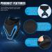 SATINIOR 4 Pcs Ankle Support Brace | Adjustable Compression Sleeve for Men & Women | Breathable Wrap for Sprained Ligaments, Chronic Strain & Sports | Black & Blue - Buy Online on GoSupps.com