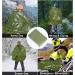 4 Pack Extra Large Emergency Blankets - Thermal Mylar Foil Space Blankets for Hiking & Survival - Green - Buy Online on GoSupps.com