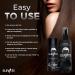 ELEVATE Hair Perfecting 3-in-1 Kit Set with Thickening Fibers, Spray Applicator & Locking Hold Spray - Instantly Conceal Thinning Hair (Black) - Buy Online on GoSupps.com