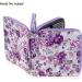 BTSKY Colored Pencil Case- 120 Slots Pencil Holder Pen Bag Large Capacity Pencil Organizer with Handle Strap Handy Colored Pencil Box with Printing Pattern (Purple Flower) - Buy Online on GoSupps.com