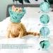Deaguid Adjustable Cat Cone Collar Soft Kitten Foldable Cat Recovery Collars & Cones Elizabethan Pet Recovery Collar Cat and Small Dog for Surgery and Lnjuries (Green M) - Buy Online on GoSupps.com