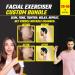 Jawzrsize Pop N Go and Custom Fit Jaw Enhancer Bundles- Jaw Face and Neck Exerciser and Toner Guys Pack - Buy Online on GoSupps.com