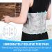 Back Brace for Lower Back Pain - Lumbar Support for Herniated Disc & Sciatica Relief - Unisex Grey M - Buy Online on GoSupps.com