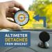 Sun Company AltiPort Detachable Windshield Altimeter & Barometer | Altitude Gauge for Cars & Trucks - 0 to 15,000 Feet - Buy Online on GoSupps.com