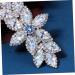 FRCOLOR Diamonds Hair Clip hair clip Crystal hair bride clip french barrette rose hair bride hair clip women hair barrettes wedding Big Claws Miss Bridal Rhinestones Hair Clip - Buy Online on GoSupps.com