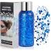 Glitzer face body glitter gel mermaid glitter make -up festival glitter face gel make -up carnival glitter for festival music festivals party masquerade body/face/hair/lips (blue) blue 01 1 pack