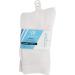 Bamboo Diabetic Socks 6 Pairs - Soft & Loose Fitting Unisex Pack - White, Medium - Buy Online on GoSupps.com