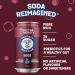 Thirsty Buddha Soda Prebiotic Soft Drink Pop Soda - Vegan - Non-GMO - Low Sugar Soda - Low Sugar Drinks - Fibre Rich Diet Soda - High Fibre Diet Pop - Caffeine Free Soda - Doctor Thirsty 355ml Can - 12 Count Case - Buy Online on GoSupps.com