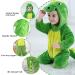 Doladola Unisex Kid's&Toddler's Green Dinosaur Flannel Hooded Rompers Jumpsuit 18-24 Months - Buy Online on GoSupps.com