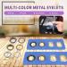 Swpeet 40Pcs - 20Sets 1" (25mm) Hole Bronze Grommets Thicken Metal Grommets Eyelets Grommet Kit  Metal Eyelets Kits Grommets Eyelets for Repairing Canvas  Leather  Curtains 1 Inch - 25mm Bronze - Buy Online on GoSupps.com