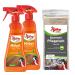 Poliboy furniture intensive care - care products for lacquered wood - protective and refreshing wood care - color -neutral - 2x 375ml spraymatic with cotton cloth - made in Germany furniture intensive care 750 ml (1 Pack)