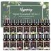 Hyppry Floral Essential Oils Fragrance Oils Set 14 x 5 ML Premium Aromatherapy Scented Oils for Diffusers for Home - Lavender Rose Freesia Ylang-Ylang Jasmine Chamomile Neroli Cherry Blossom Floral Scent