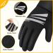 Aotow Kids Winter Bicycle Gloves - Touchscreen Warm & Windproof Fleece for Ages 4-12 Anti-Slip Design - Black XL - Buy Online on GoSupps.com