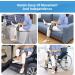 Hoomtree Leg Lifter Strap 2PCS for Limited Mobility Thigh Lifter Strap with Padded Grip and Loop Improve Range of Motion Knee Hip Surgery Recovery Aids for Disabled Get in and Out of Bed Wheelchair 2 pack Gray - Buy Online on GoSupps.com