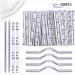 Nose Bridge Strips  500PCS Mask Nose Bridge Strip  Wire Adhesive Strips for Masks Aluminum Metal Nose Strip  Adjustable Nose Clips Wire for DIY Mask Making Accessories for Sewing Crafts