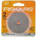 Fiskars 01-005896 Titanium Rotary Blades, 60mm, 2 Pack , Silver