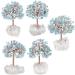 Kyeygwo Aquamarine Healing Crystal Money Tree - Feng Shui Bonsai Gemstone Ornament for Home & Luck - Buy Online on GoSupps.com
