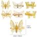 24-Piece Gold Metal Butterfly Hair Clips for Girls and Women - Stylish Hair Accessories - Buy Online on GoSupps.com