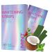 Gentle Teeth Whitening Strips - Bleaching Teeth Free of Peroxide for a Radiant Smile - Gentle Teeth Whitening - Teeth Whitening Strips - V01