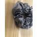 6 Pack Glitter Metallic Hair Scrunchies for Girls - Grey Elastic Hair Bands for School Performance and Parties - Buy Online on GoSupps.com
