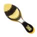 Torino Pro Medium Curve Brush By Brush King - 1640 - Patented Duet Collection- Different color on each side - Curved wave brush for 360 waves - White 1 Count (Pack of 1)
