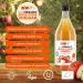 Pipkin 1000ml Raw Organic Apple Cider Vinegar with Mother Non-GMO 5% Acidity - Vegan & Vegetarian Friendly (Glass Bottle) - Buy Online on GoSupps.com