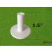 FINGER TEN Golf Rubber Tee Driving Range 5 Pack - Indoor/Outdoor Practice Mat Tee Adaptor Set - White/Black Tee Holder for Hitting Mats, 1.5 Size - Buy Online on GoSupps.com