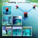 SOONSUN 4-in-1 Floating Selfie Stick for GoPro, DJI OSMO, AKASO, Insta360 - Red | Floating Handle, Extendable Monopod, Hand Grip, Tripod Stand - Buy Online on GoSupps.com